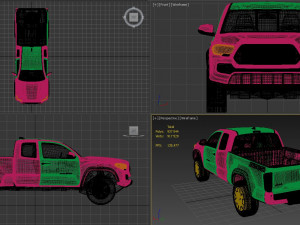 Toyota Tacoma TRD Off-Road 2018 3D Model