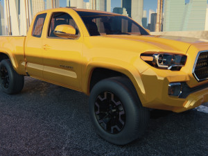 Toyota Tacoma TRD Off-Road 2018 3D Model