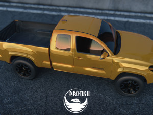 Toyota Tacoma TRD Off-Road 2018 3D Model