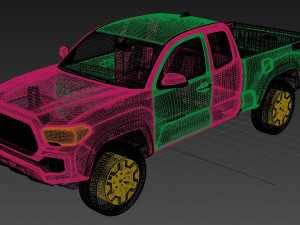 Toyota Tacoma TRD Off-Road 2018 3D Model