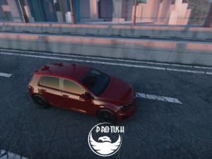 Golf 7 volkswagen r 3D Model