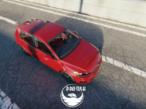 Golf 7 volkswagen r 3D Model