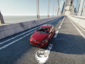 Golf 7 volkswagen r 3D Model