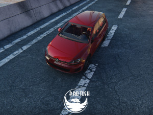 Golf 7 volkswagen r 3D Model