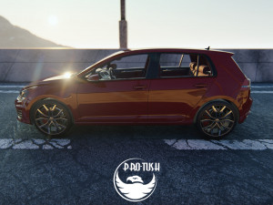 Golf 7 volkswagen r 3D Model
