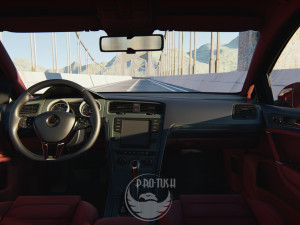 Golf 7 volkswagen r 3D Model