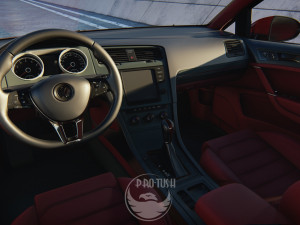 Golf 7 volkswagen r 3D Model