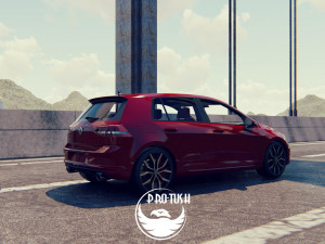 Golf 7 volkswagen r 3D Model