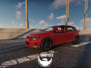 Golf 7 volkswagen r 3D Model