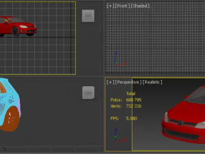 Golf 7 volkswagen r 3D Model