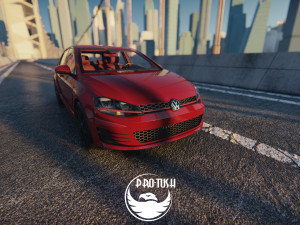 Golf 7 volkswagen r 3D Model