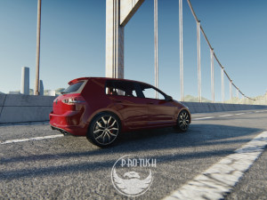 Golf 7 volkswagen r 3D Model