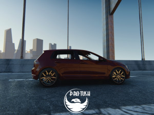 Golf 7 volkswagen r 3D Model