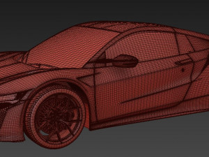 Honda NSX 2017 Modelo 3D