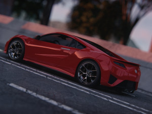 Honda NSX 2017 Modelo 3D