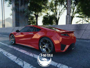 Хонда НСХ 2017 3D Модель