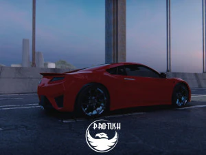 Хонда НСХ 2017 3D Модель