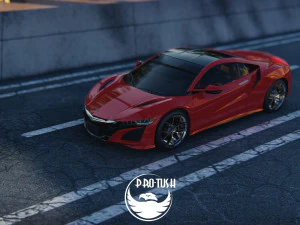 Хонда НСХ 2017 3D Модель