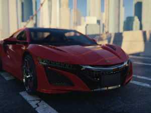 Хонда НСХ 2017 3D Модель