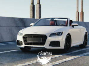 Audi TT Roadster 2015 3D Model