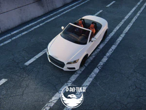 Audi TT Roadster 2015 3D Model
