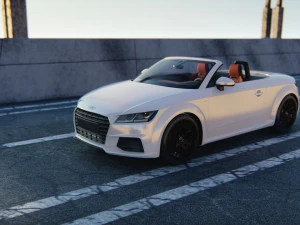 Audi TT Roadster 2015 3D Model