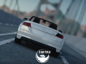Audi TT Roadster 2015 3Dモデル