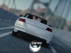 Audi TT Roadster 2015 3D Model