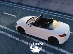 Audi TT Roadster 2015 3D Model
