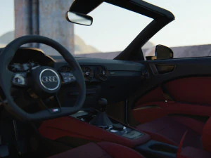 Audi TT Roadster 2015 3D Model
