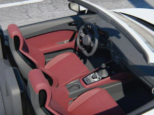 Audi TT Roadster 2015 3D Model