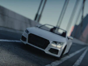 Audi TT Roadster 2015 3D Model