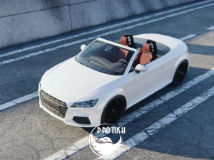 Audi TT Roadster 2015 3D Model