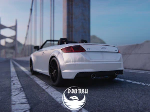 Audi TT Roadster 2015 3D Model