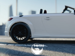 Audi TT Roadster 2015 3Dモデル
