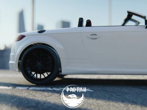 Audi TT Roadster 2015 3D Model
