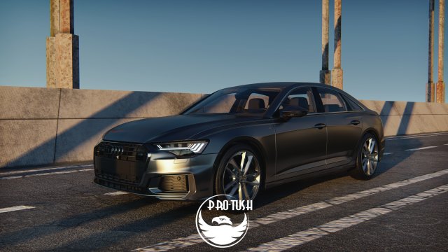 Audi A6 model 2019 Modelo 3D .c4d .max .obj .3ds .fbx .stl .blend 