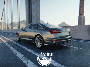 Audi A6 model 2019 Modelo 3D