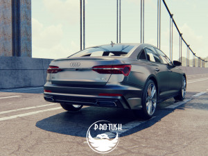 Audi A6 model 2019 Modelo 3D