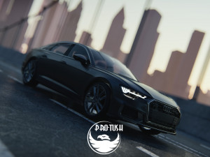 Audi A6 model 2019 Modelo 3D