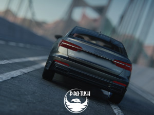 Audi A6 model 2019 Modelo 3D