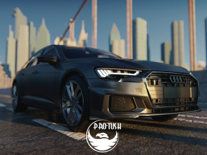 Audi A6 model 2019 Modelo 3D
