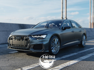 Audi A6 model 2019 Modelo 3D