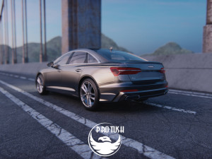 Audi A6 model 2019 Modelo 3D