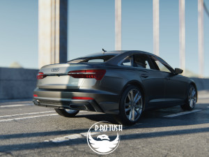Audi A6 model 2019 Modelo 3D