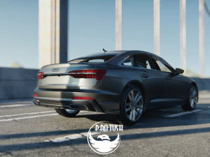 Audi A6 modelo 2019 Modelo 3D
