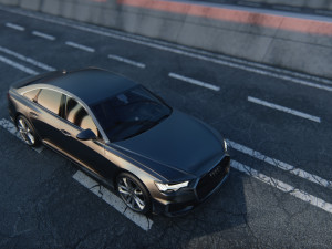 Audi A6 model 2019 Modelo 3D