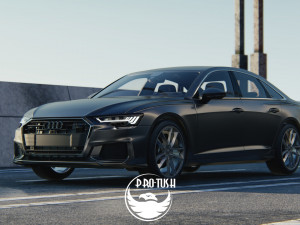 Audi A6 model 2019 Modelo 3D