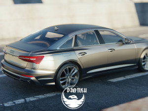 Audi A6 model 2019 Modelo 3D