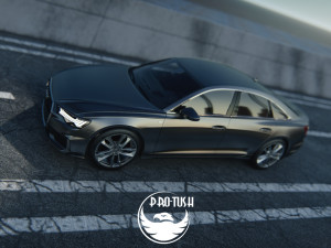 Audi A6 model 2019 Modelo 3D